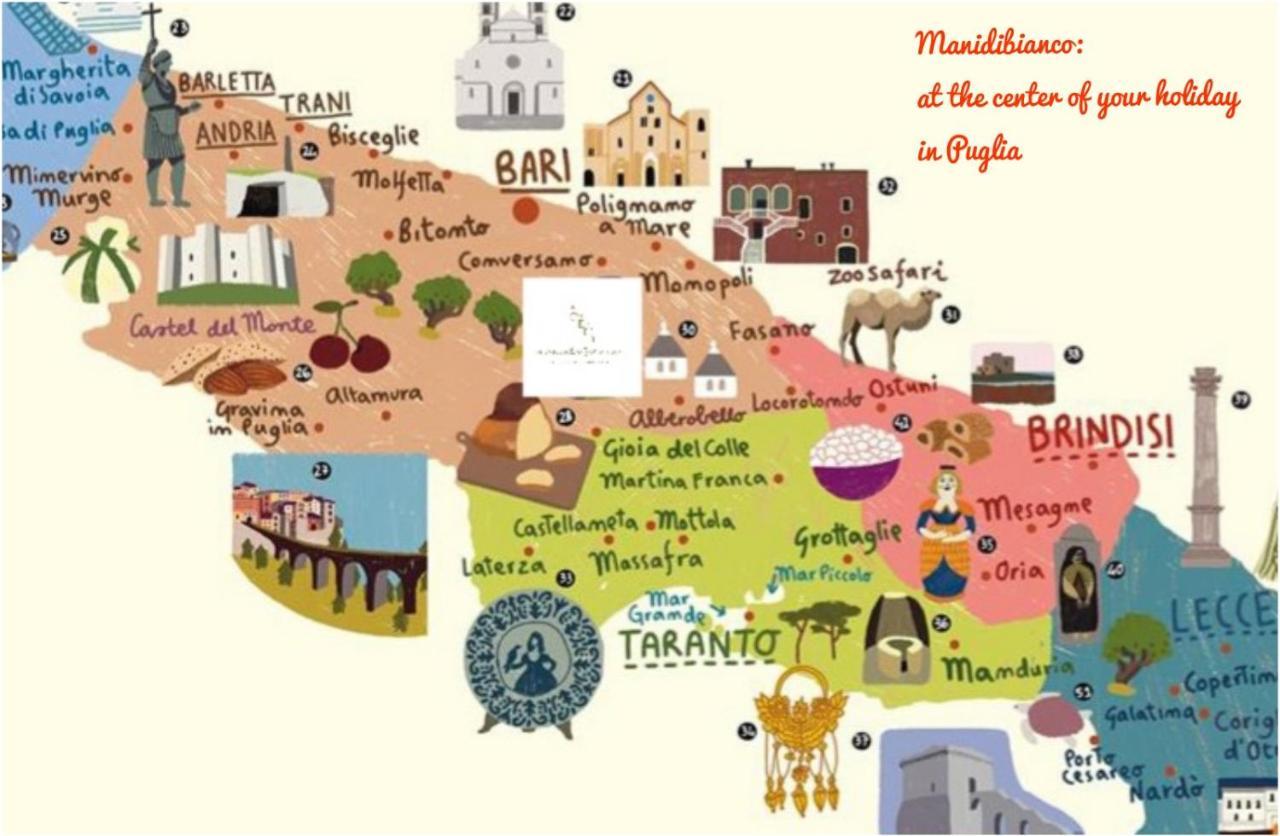 Manidibianco Apulian Relaxing Stay Turi Eksteriør billede
